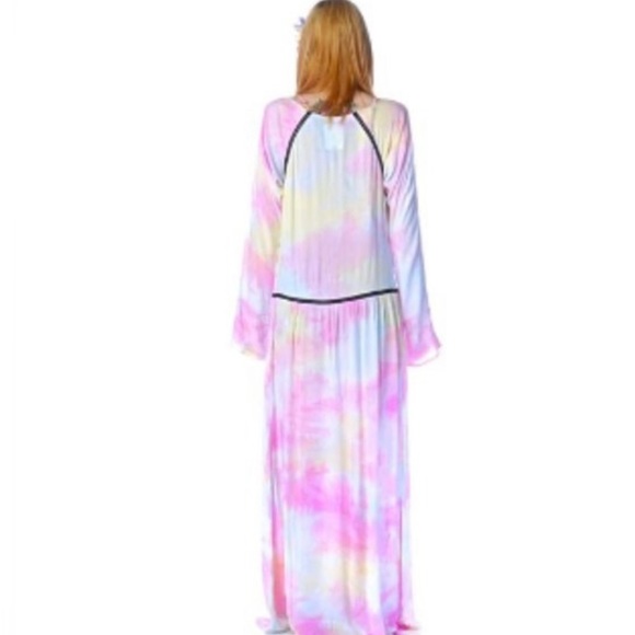 NWOT One Teaspoon Dirty Cash Sorbet Kimono Maxi Duster - Picture 3 of 16